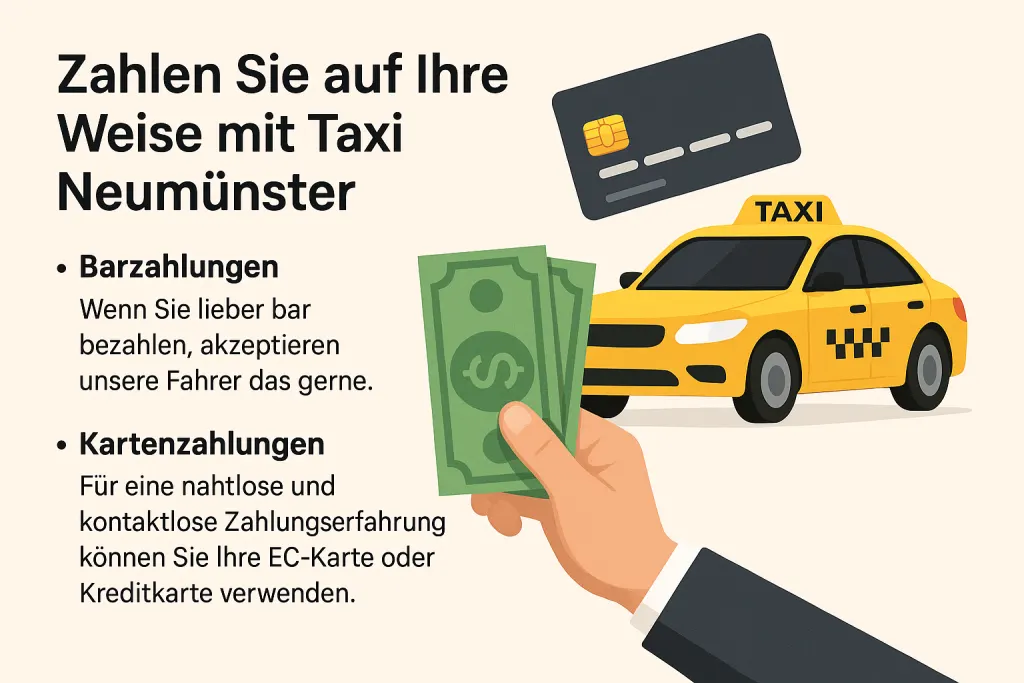 Bezahlung im Taxi Neumünster